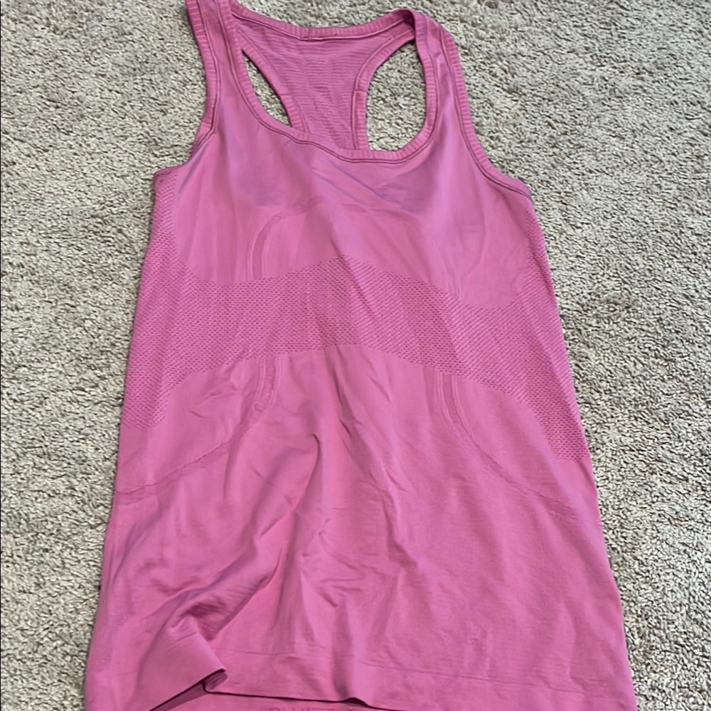 Pink Racerback Tank Top